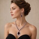 Pigeon Blood Pave Lucky Earrings
