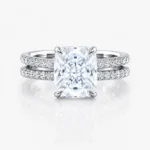 Lumière Cushion Sparkle Ring
