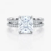 Lumière Cushion Sparkle Ring
