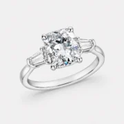2CT Radiant Cut CZ Ring - Image 2