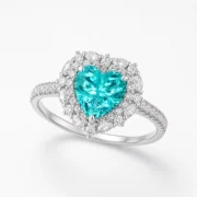 Sea Glass Heart Ring - Image 2