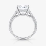 Lumière Cushion Sparkle Ring - Image 3