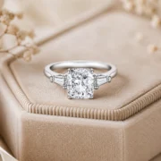2CT Radiant Cut CZ Ring - Image 4