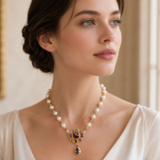 Amethyst Prologue · Court Carved Pearl Choker