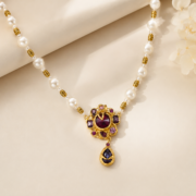 Amethyst Prologue · Court Carved Pearl Choker - Image 4