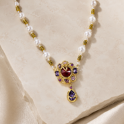 Amethyst Prologue · Court Carved Pearl Choker - Image 5