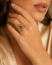 Violet Dusk Filigree Ring - Image 8