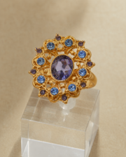 Violet Dusk Filigree Ring - Image 7