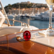 Crimson Devotion Ruby Three-Stone Ring - Image 5