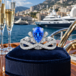 Blue Crown Cobalt Spinel Tiara Ring
