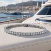Galaxy Chain Classic All-Stone Moissanite Tennis Bracelet - Image 6