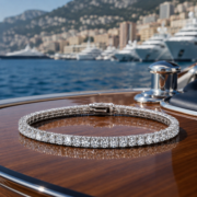 Galaxy Chain Classic All-Stone Moissanite Tennis Bracelet - Image 4
