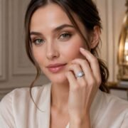 Lumière Cushion Sparkle Ring