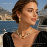 4-Color Oval Natural Zircon Jewelry Set, Gold & Silver Plated Diamond-Cut Sparkle, Affordable Diamond-Like Radiance for Weddings, Galas, Self-Rewards & All Life Milestones - Image 10