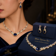 4-Color Oval Natural Zircon Jewelry Set, Gold & Silver Plated Diamond-Cut Sparkle, Affordable Diamond-Like Radiance for Weddings, Galas, Self-Rewards & All Life Milestones - Image 2