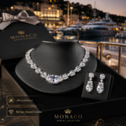 4-Color Oval Natural Zircon Jewelry Set, Gold & Silver Plated Diamond-Cut Sparkle, Affordable Diamond-Like Radiance for Weddings, Galas, Self-Rewards & All Life Milestones - Image 7