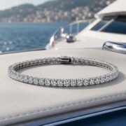 Galaxy Chain Classic All-Stone Moissanite Tennis Bracelet - Image 2