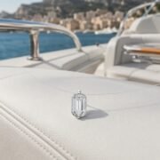 Crystal Rectangle Minimalist Moissanite Necklace - Image 2