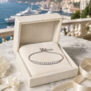 Galaxy Half Circle Adjustable Moissanite Tennis Bracelet - Image 4
