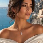 Square Gleam Emerald Cut Halo Moissanite Clavicle Necklace