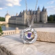 Laurel Wisp Dancing Moissanite Necklace (3 Colors Available) - Image 4