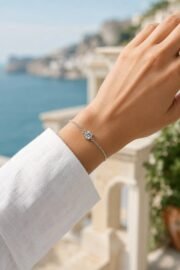 Starlight Classic Six-Prong Solitaire Moissanite Bracelet - Image 2