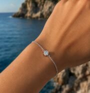 Starlight Classic Six-Prong Solitaire Moissanite Bracelet - Image 5