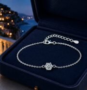 Starlight Classic Six-Prong Solitaire Moissanite Bracelet - Image 4