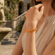 Abundance Wheel Natural Citrine Single-Loop Bracelet (3 Sizes Available) - Image 5