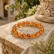 Abundance Wheel Natural Citrine Single-Loop Bracelet (3 Sizes Available) - Image 3