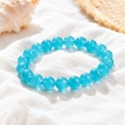 Azure Voice Natural Amazonite Single-Loop Bracelet (3 Sizes Available) - Image 2