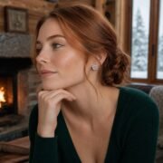Windmill Fortune Moissanite Knot Stud Earrings