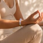 Pink Whisper Heart Chakra Natural Morganite Single-Loop Bracelet (3 Sizes Available)
