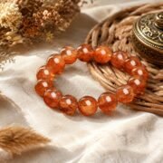 Golden Sunlight Natural Sunstone Single-Loop Bracelet (3 Sizes Available) - Image 2