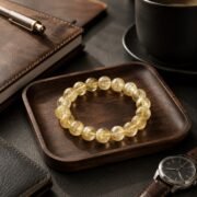 Full Strand Venus Golden Rutilated Quartz Limited Edition Bracelet - Image 5