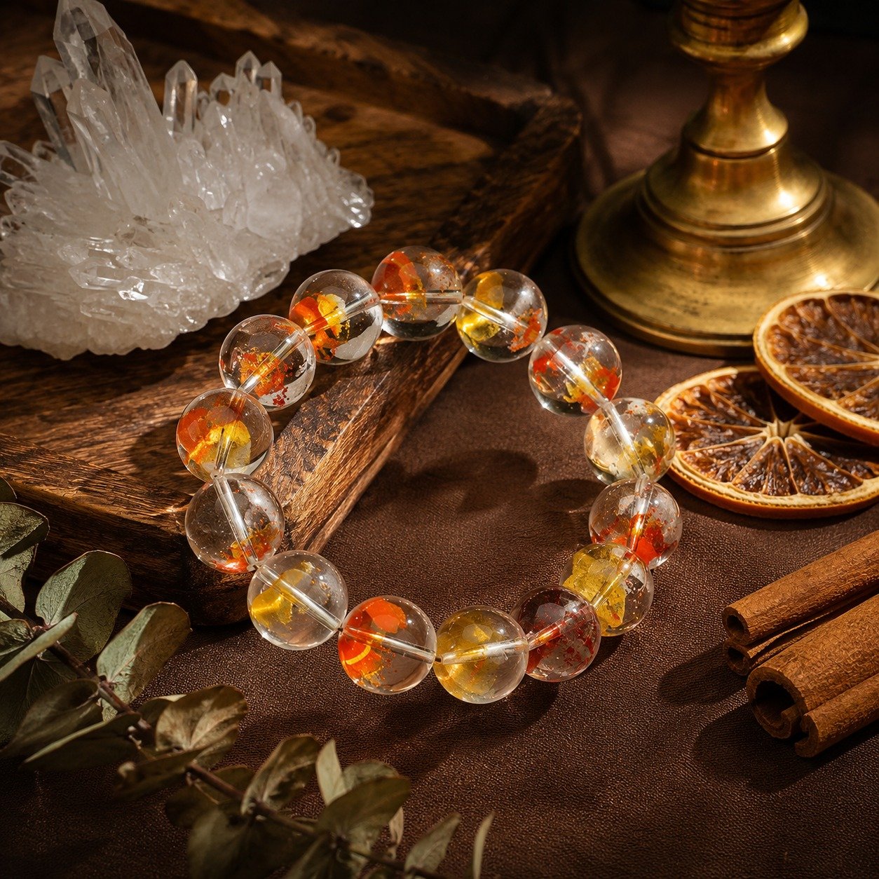 WhatsApp Image 2026-07-16 at 11.52.51 Koi Fortune 7A Premium Fire Quartz Limited Edition Bracelet - Image 1