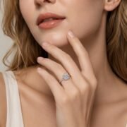 Moon Dew Pearl & Moissanite Diana 3-Piece Set - Image 4