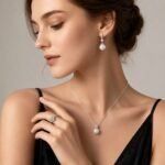 Moon Dew Pearl & Moissanite Diana 3-Piece Set