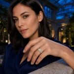 Coronation Crown V-Shape Moissanite Ring