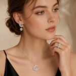 Stellar Moon Weave Moissanite Star & Moon 3-Piece Set