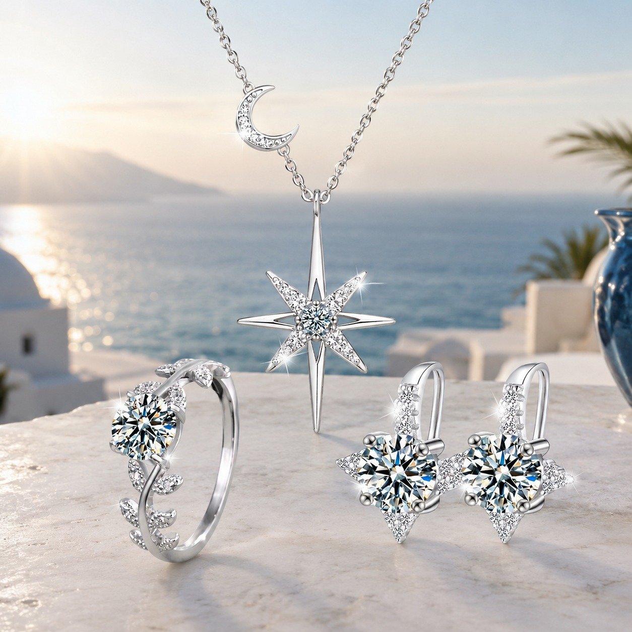 WhatsApp Image 2026-07-16 at 13.29.39 (1) Starfall Crescent Moissanite Starburst 3-Piece Set - Image 1