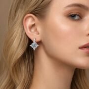 Starfall Crescent Moissanite Starburst 3-Piece Set - Image 4