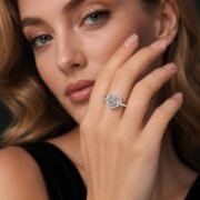 Heart's Desire Double Heart Moissanite 3-Piece Set - Image 3