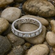 Starlight Eternity Moissanite Band Ring - Image 2