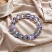 Twilight Cat's Eye 7A Kunzite Silk Sheen Bracelet - Image 3