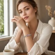 Twilight Cat's Eye 7A Kunzite Silk Sheen Bracelet