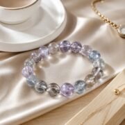 Twilight Cat's Eye 7A Kunzite Silk Sheen Bracelet - Image 5