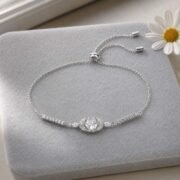 Star Bloom Hexagonal Moissanite Bracelet - Image 3