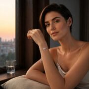 Star Bloom Hexagonal Moissanite Bracelet - Image 2