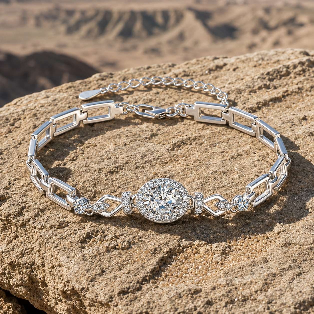 WhatsApp Image 2026-07-16 at 20.49.31 Aurelia Geometric Bracelet - Image 1
